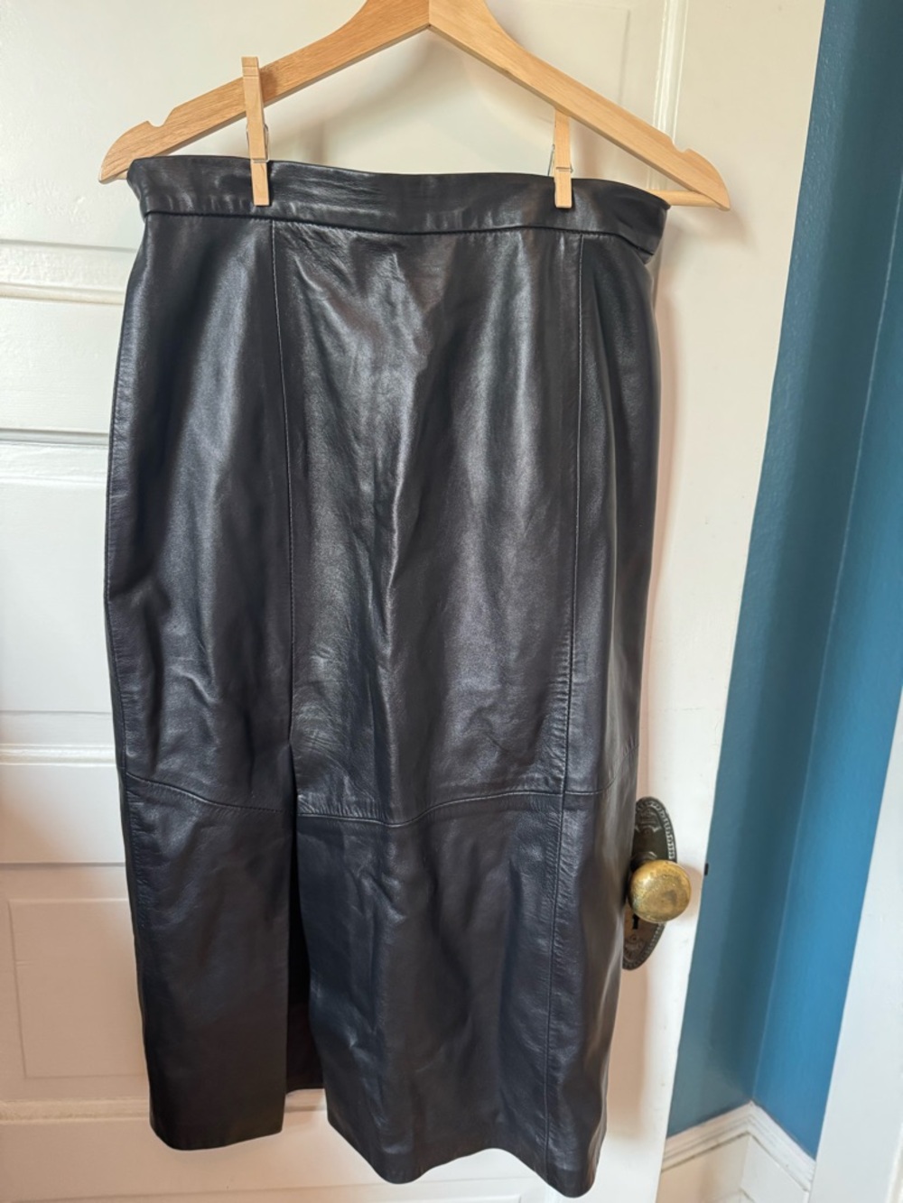Black Leather Pencil Skirt - Classic Women’s Style